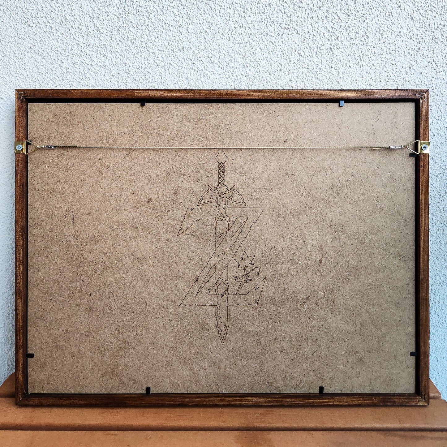 Hyrule map of Zelda, Breath of the Wild, Wooden Resin Map - Kutalp