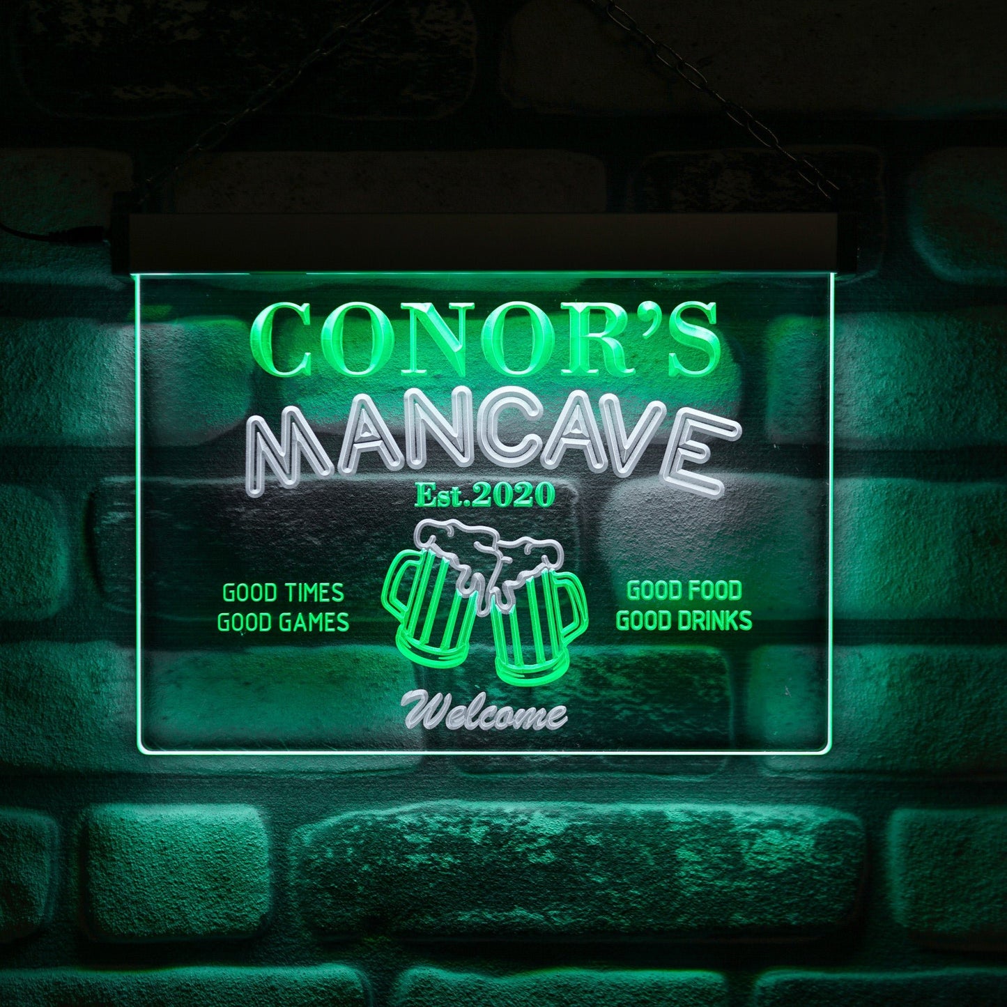 Man Cave Neon Wall Sign Duo - Kutalp