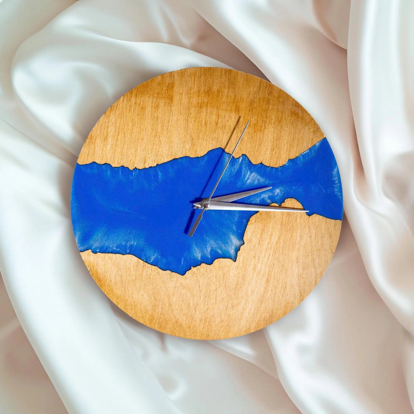Pearl Resin Wall Clock - Ocean Themed - Kutalp