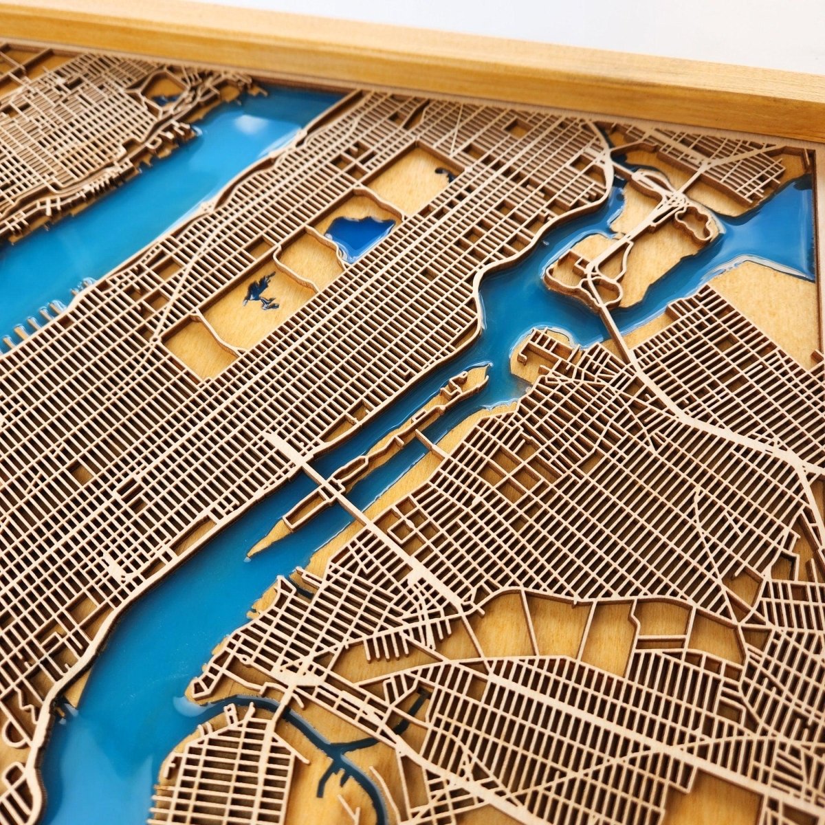 Custom Epoxy Map of Any City - Kutalp