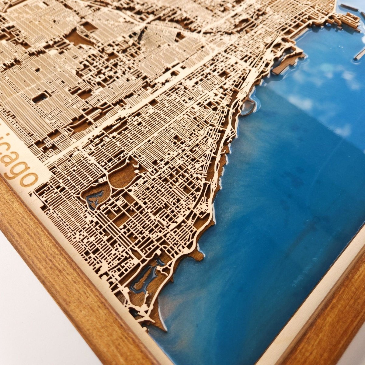 Custom Epoxy Map of Any City - Kutalp