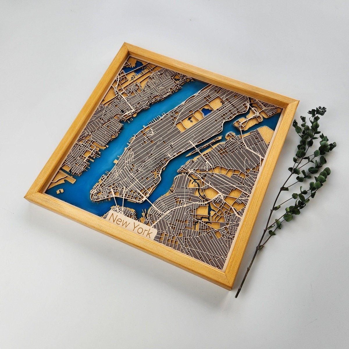 Custom Epoxy Map of Any City - Kutalp
