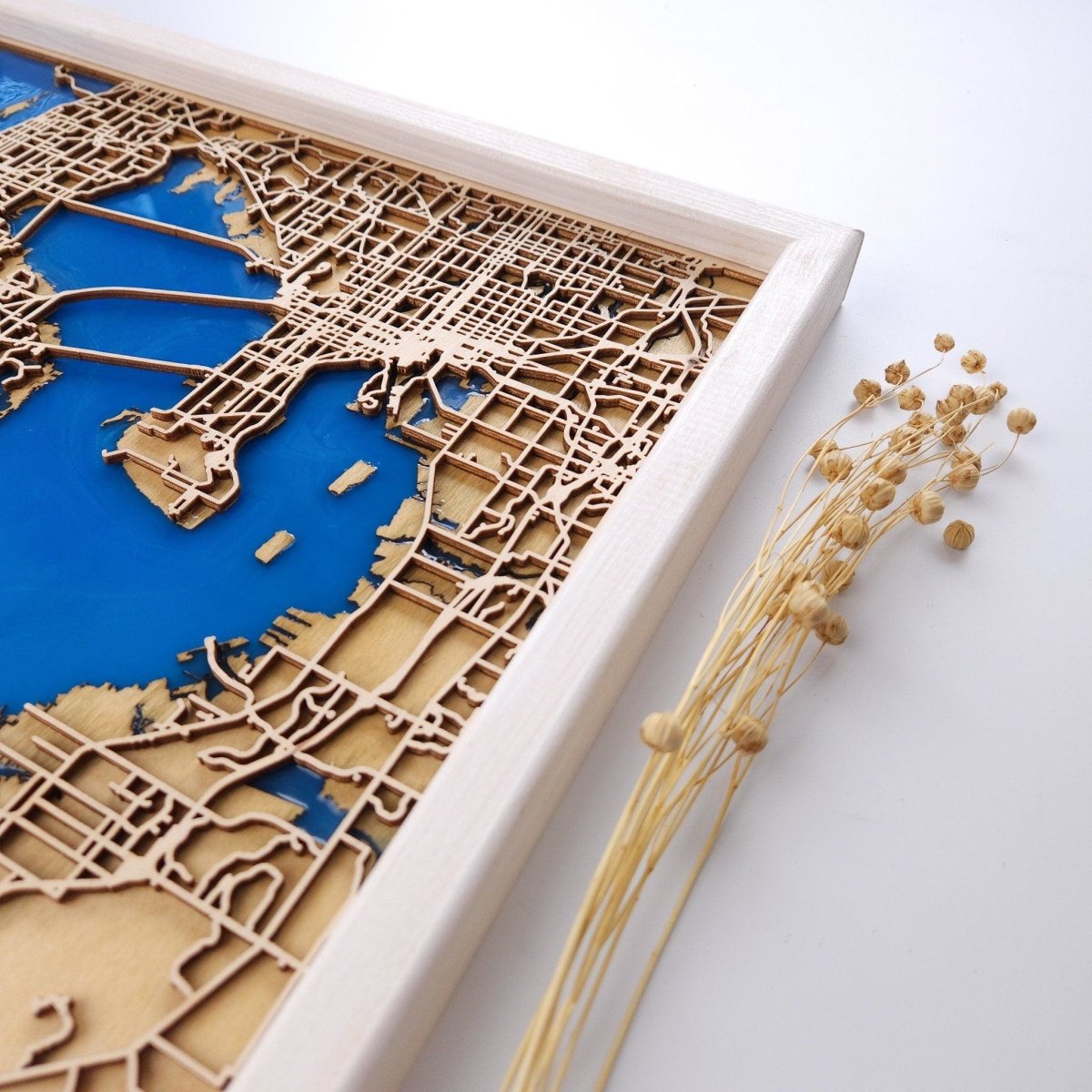 Custom Epoxy Map of Any City - Kutalp