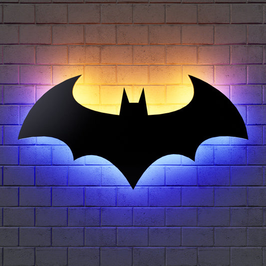 Batman Wall Sign, Led Wall Decor - Kutalp