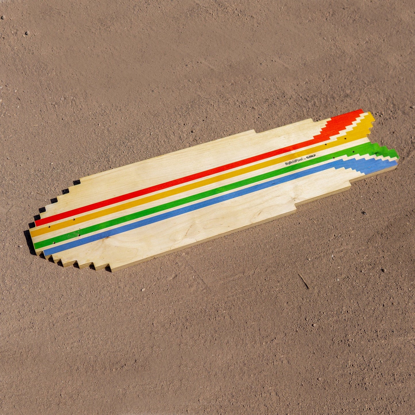 BigBoldPixel – Pixel Art Longboard / Surfskate / Skateboard (34") - Kutalp