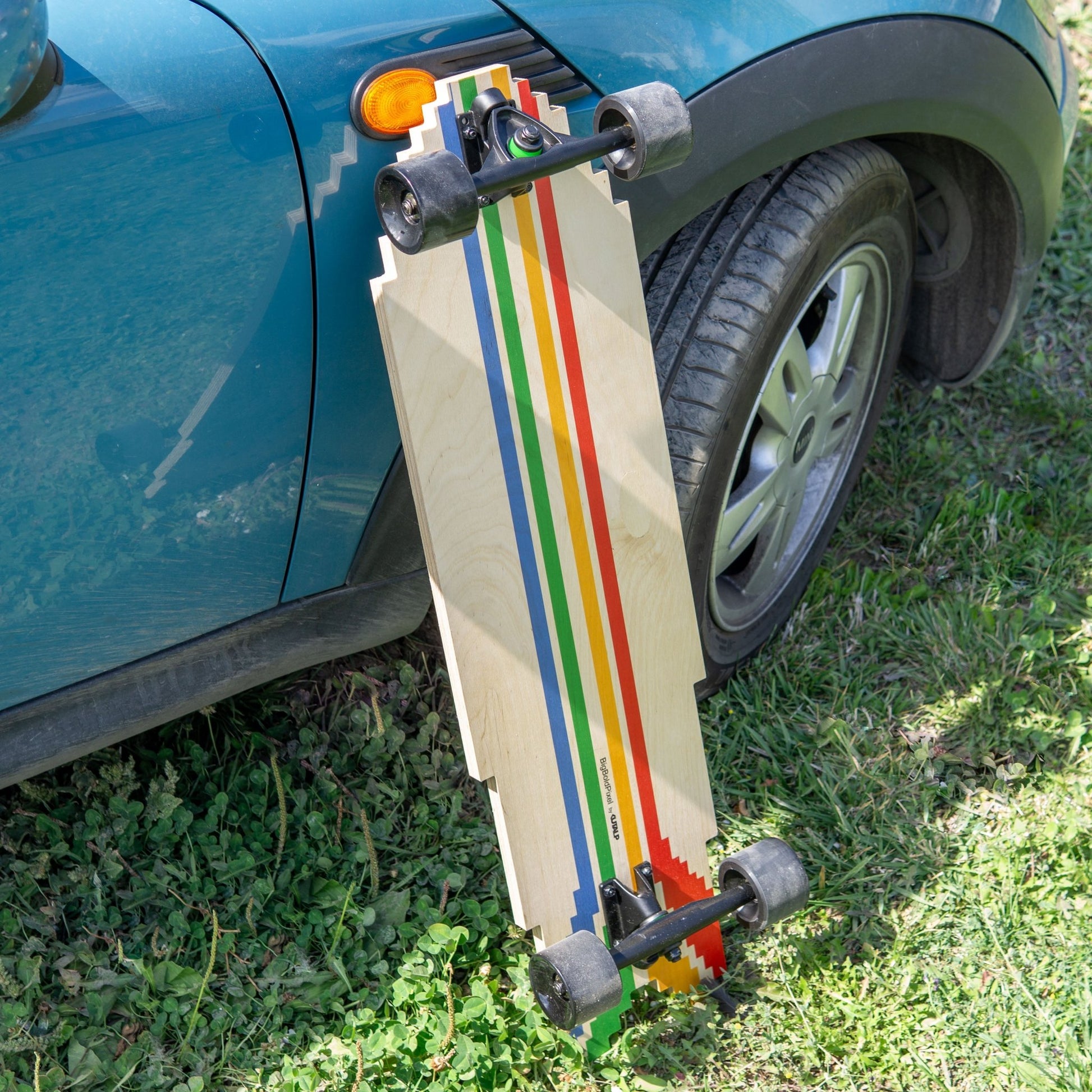 BigBoldPixel – Pixel Art Longboard / Surfskate / Skateboard (34") - Kutalp