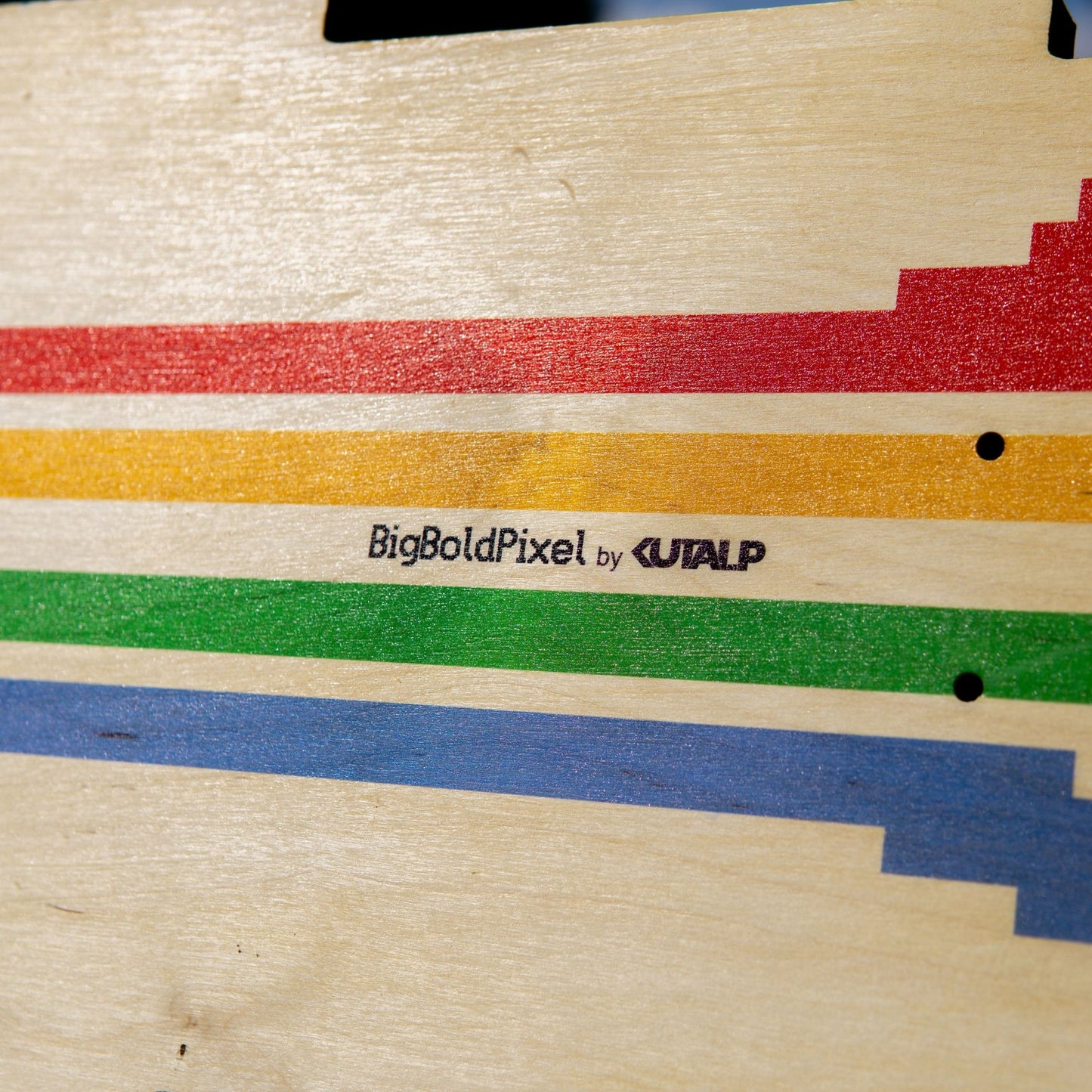 BigBoldPixel – Pixel Art Longboard / Surfskate / Skateboard (34") - Kutalp