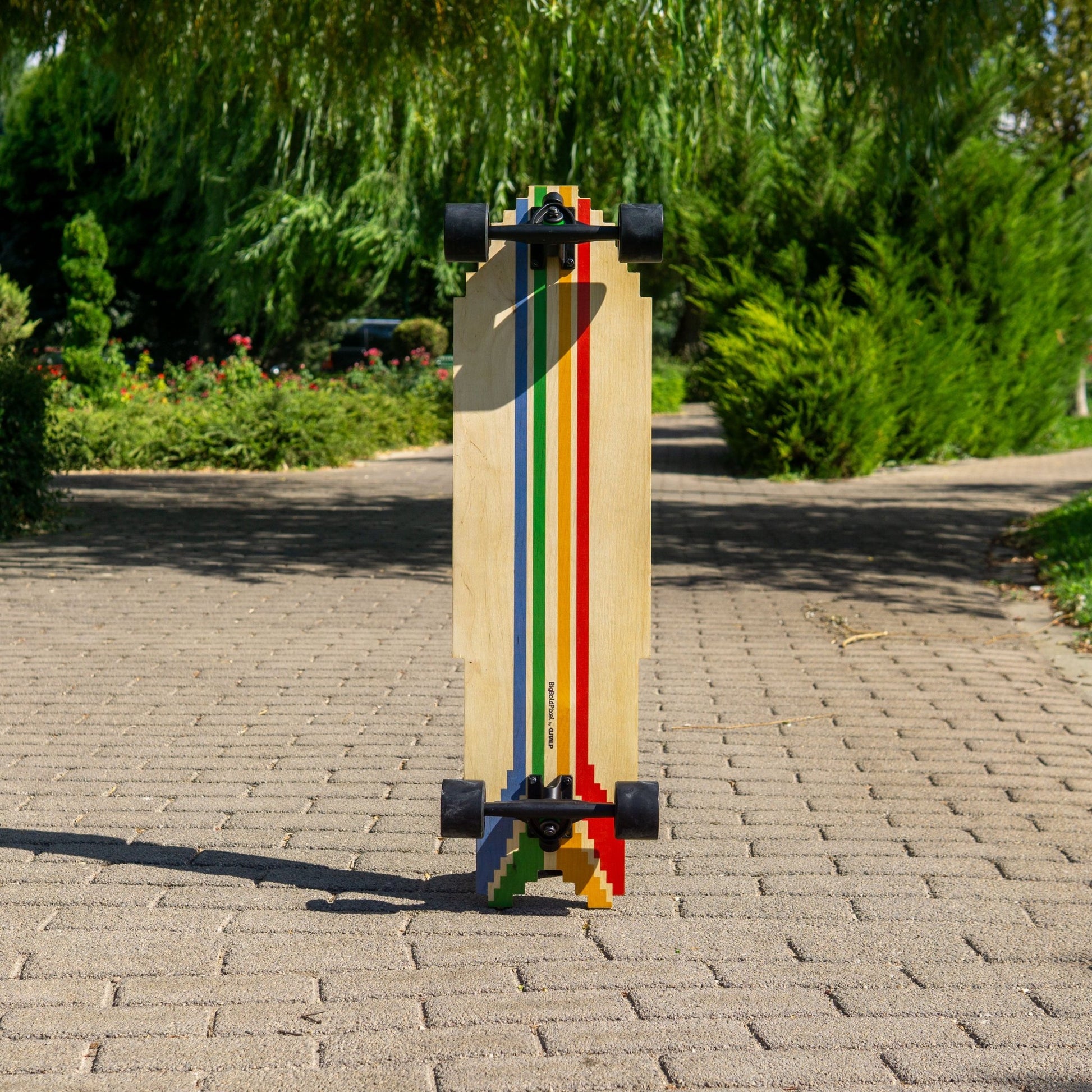 BigBoldPixel – Pixel Art Longboard / Surfskate / Skateboard (34") - Kutalp