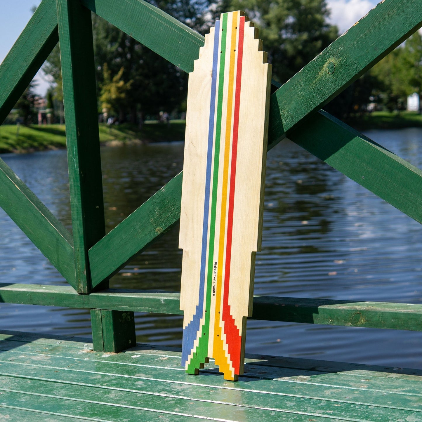 BigBoldPixel – Pixel Art Longboard / Surfskate / Skateboard (34") - Kutalp