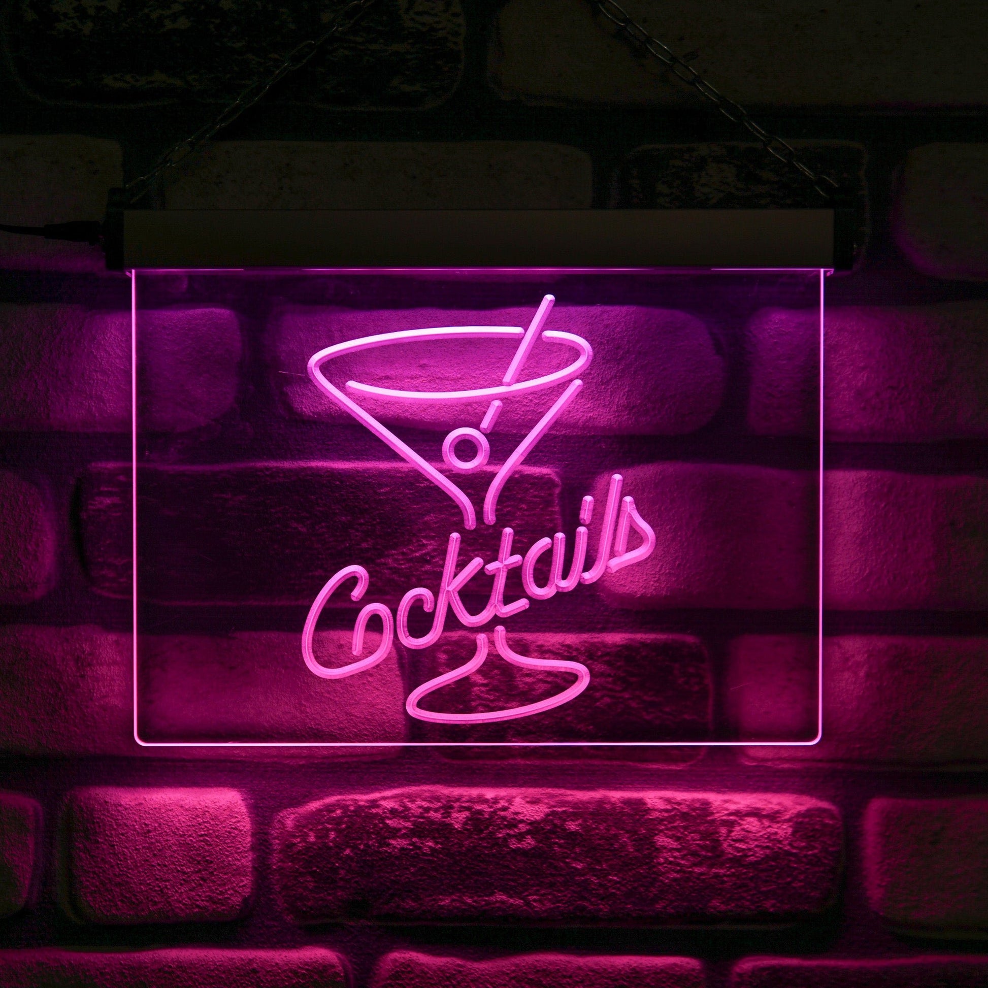 Coctails 2 Neon Wall Sign Solo - Kutalp