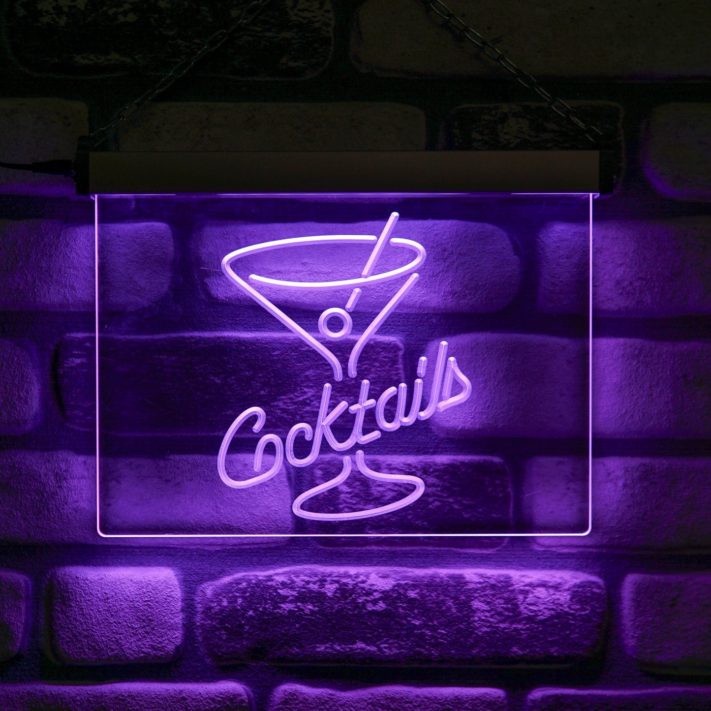 Coctails 2 Neon Wall Sign Solo - Kutalp