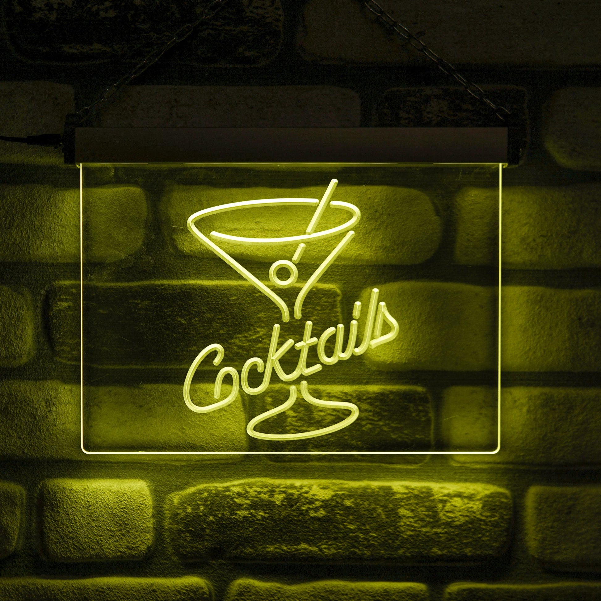 Coctails 2 Neon Wall Sign Solo - Kutalp