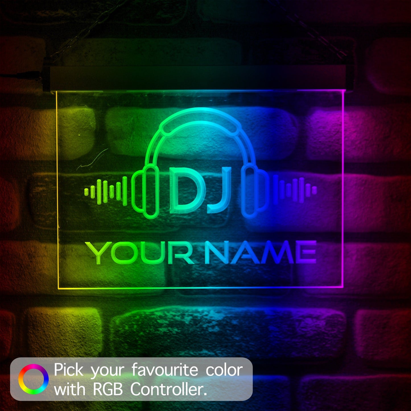 DJ Neon Wall Sign - Kutalp