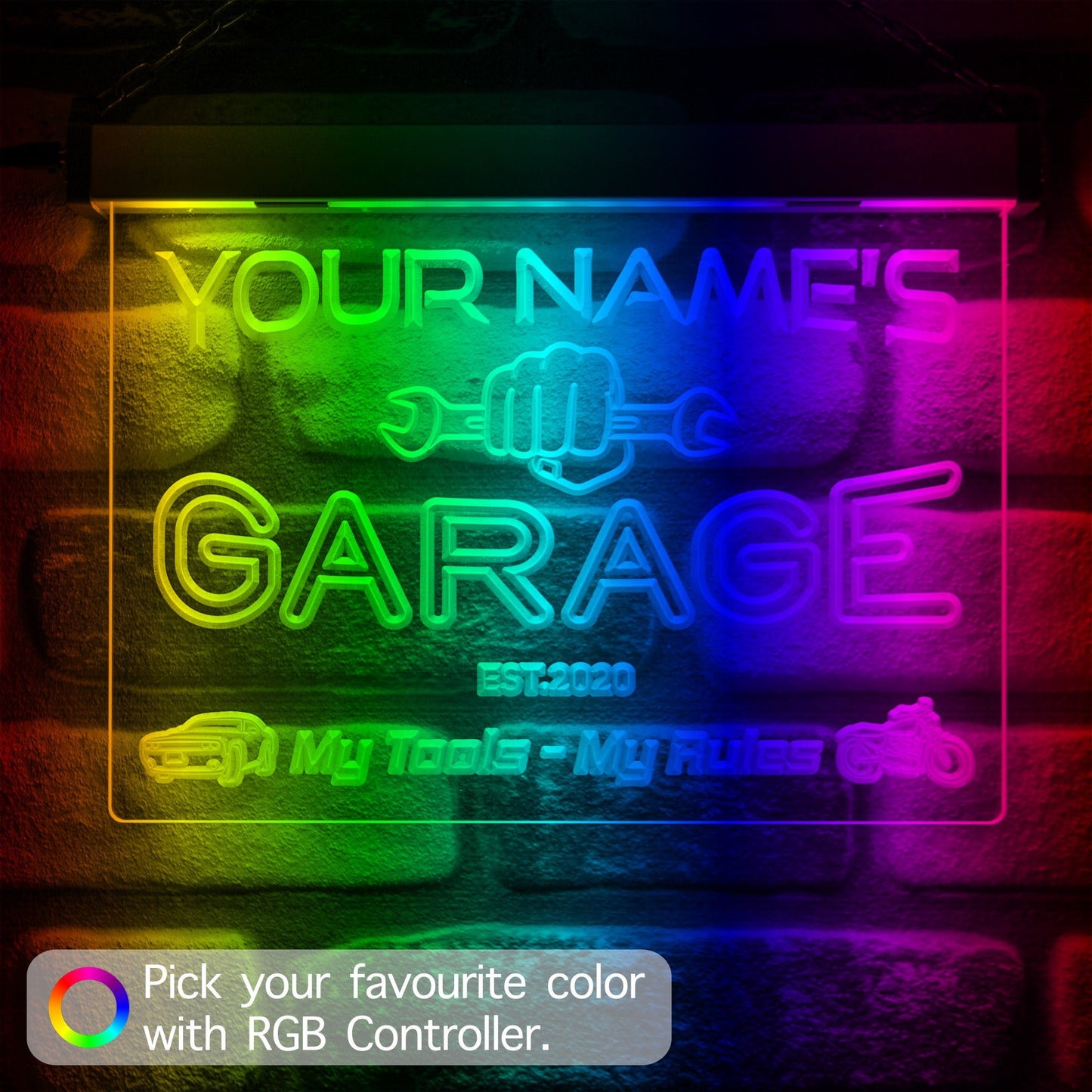 Garage Neon Wall Sign - Kutalp