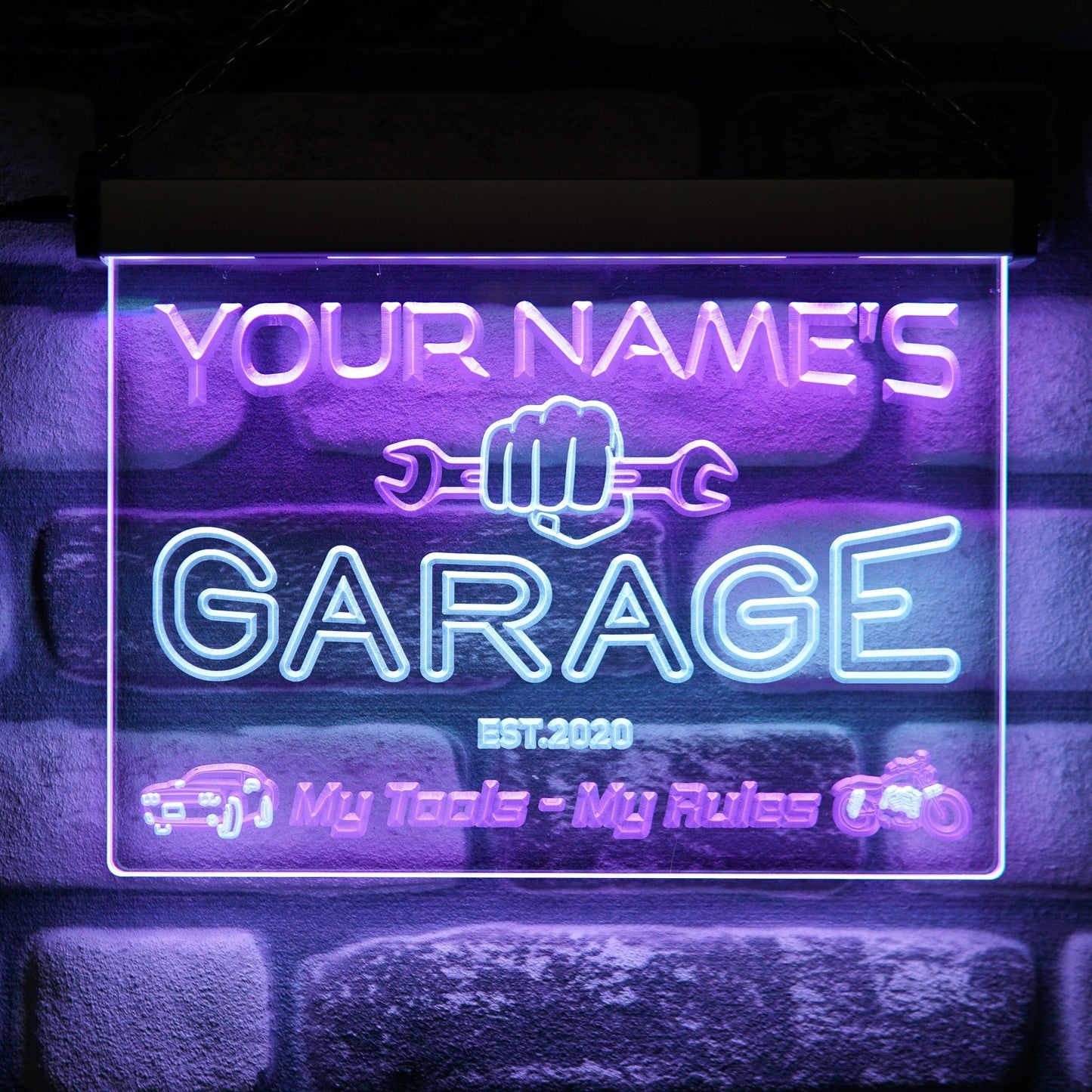 Garage Neon Wall Sign Duo - Kutalp