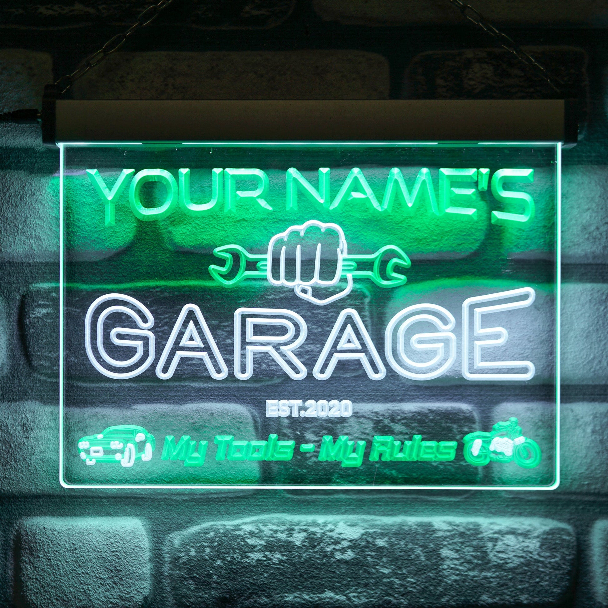 Garage Neon Wall Sign Duo - Kutalp