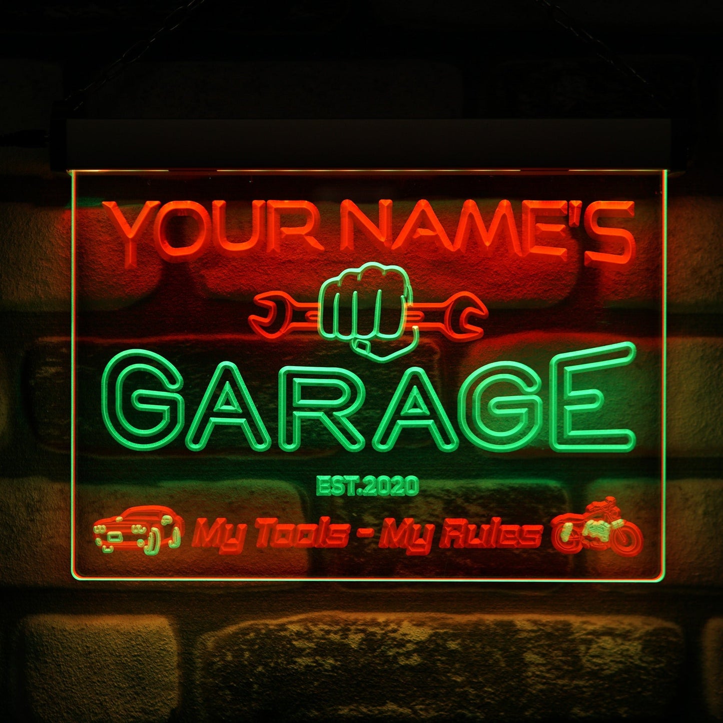 Garage Neon Wall Sign Duo - Kutalp