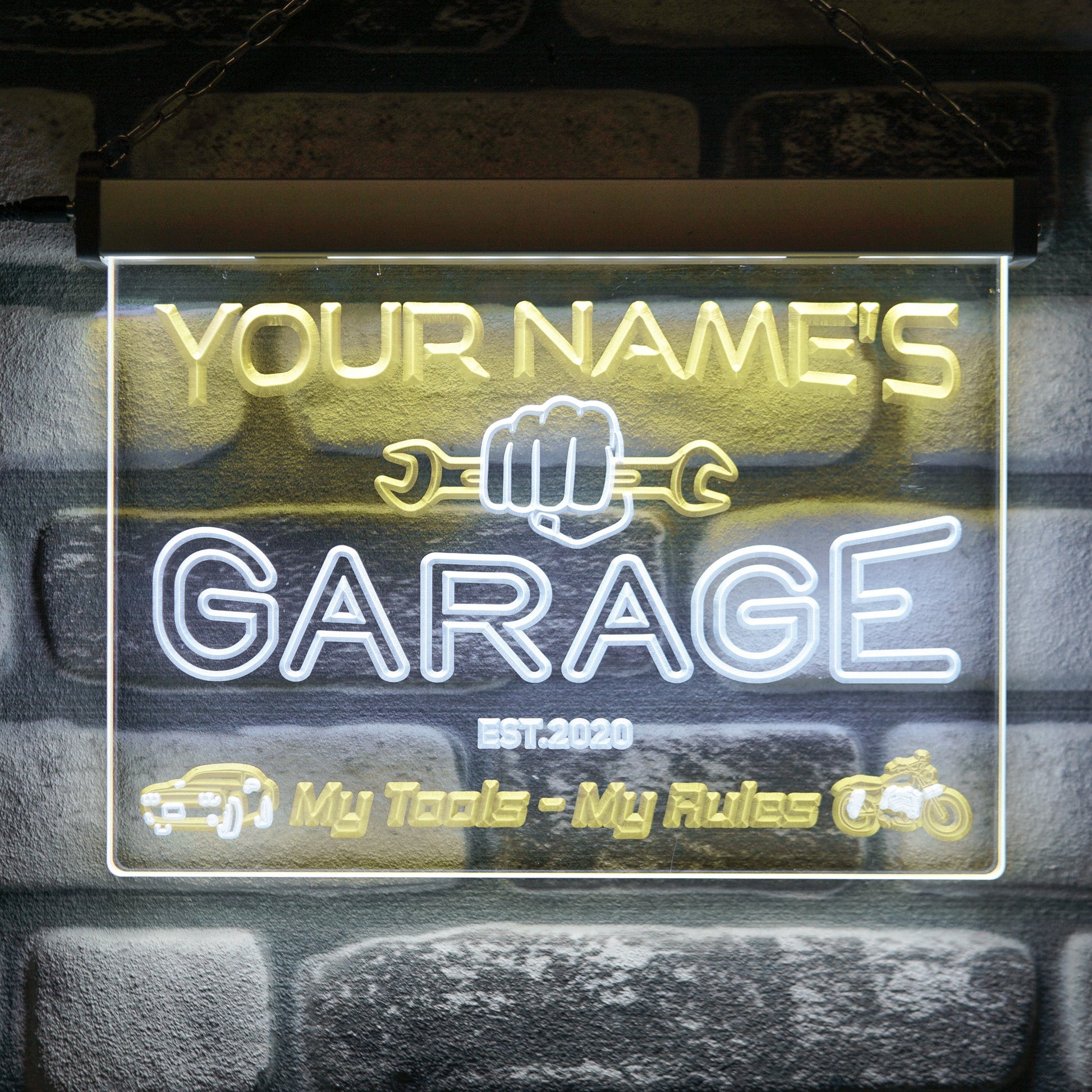 Garage Neon Wall Sign Duo - Kutalp