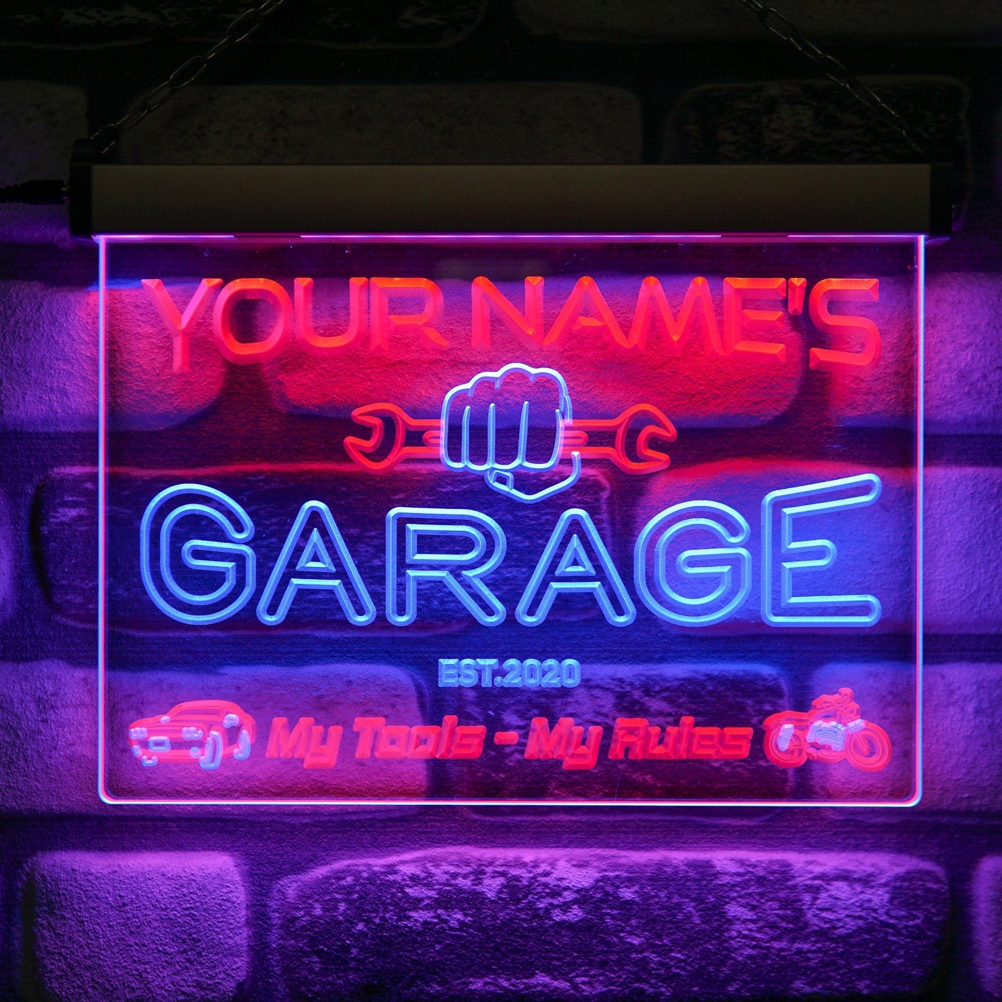 Garage Neon Wall Sign Duo - Kutalp