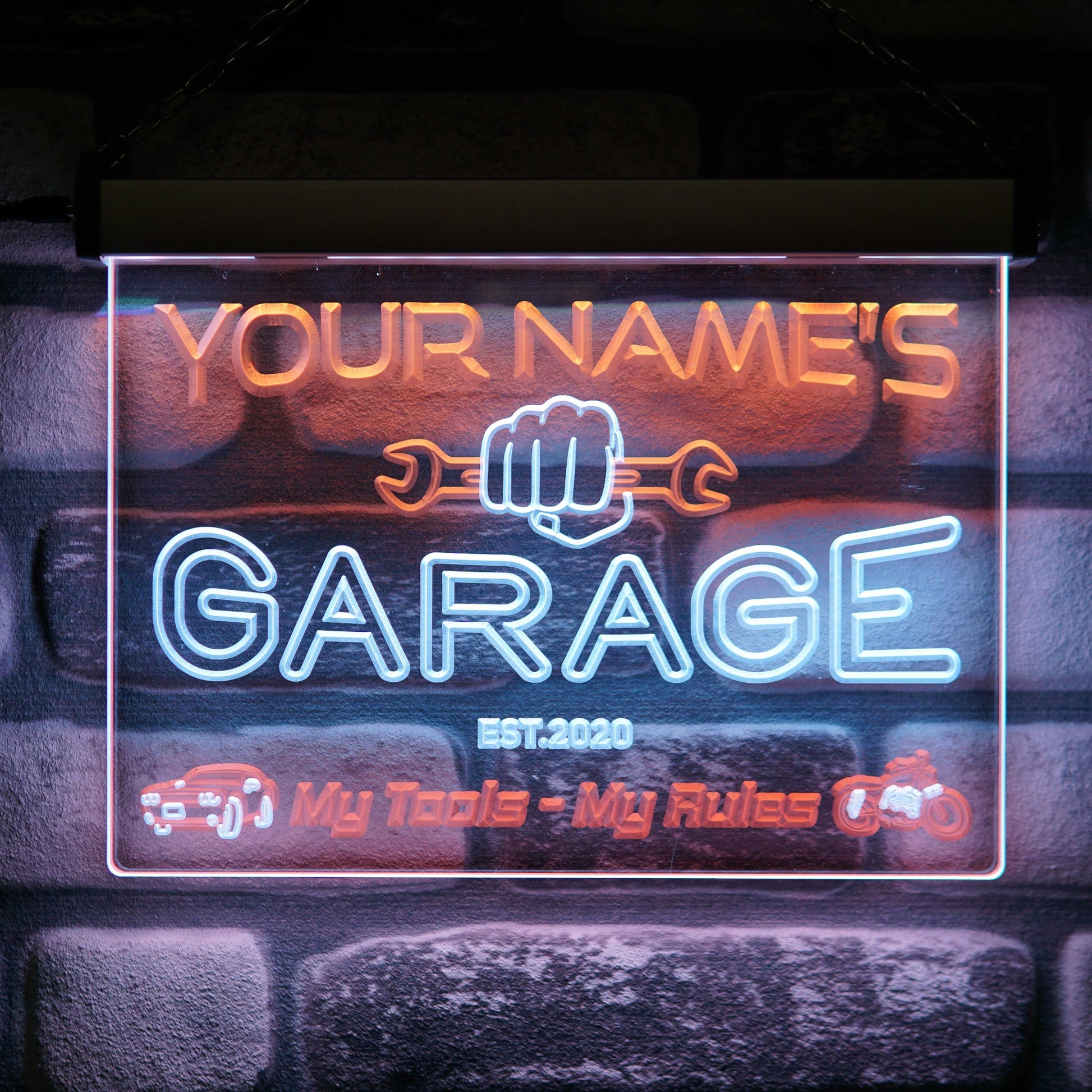 Garage Neon Wall Sign Duo - Kutalp