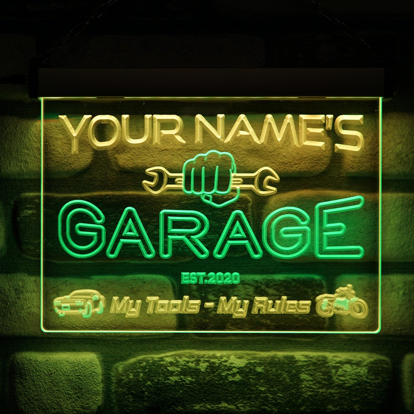 Garage Neon Wall Sign Duo - Kutalp