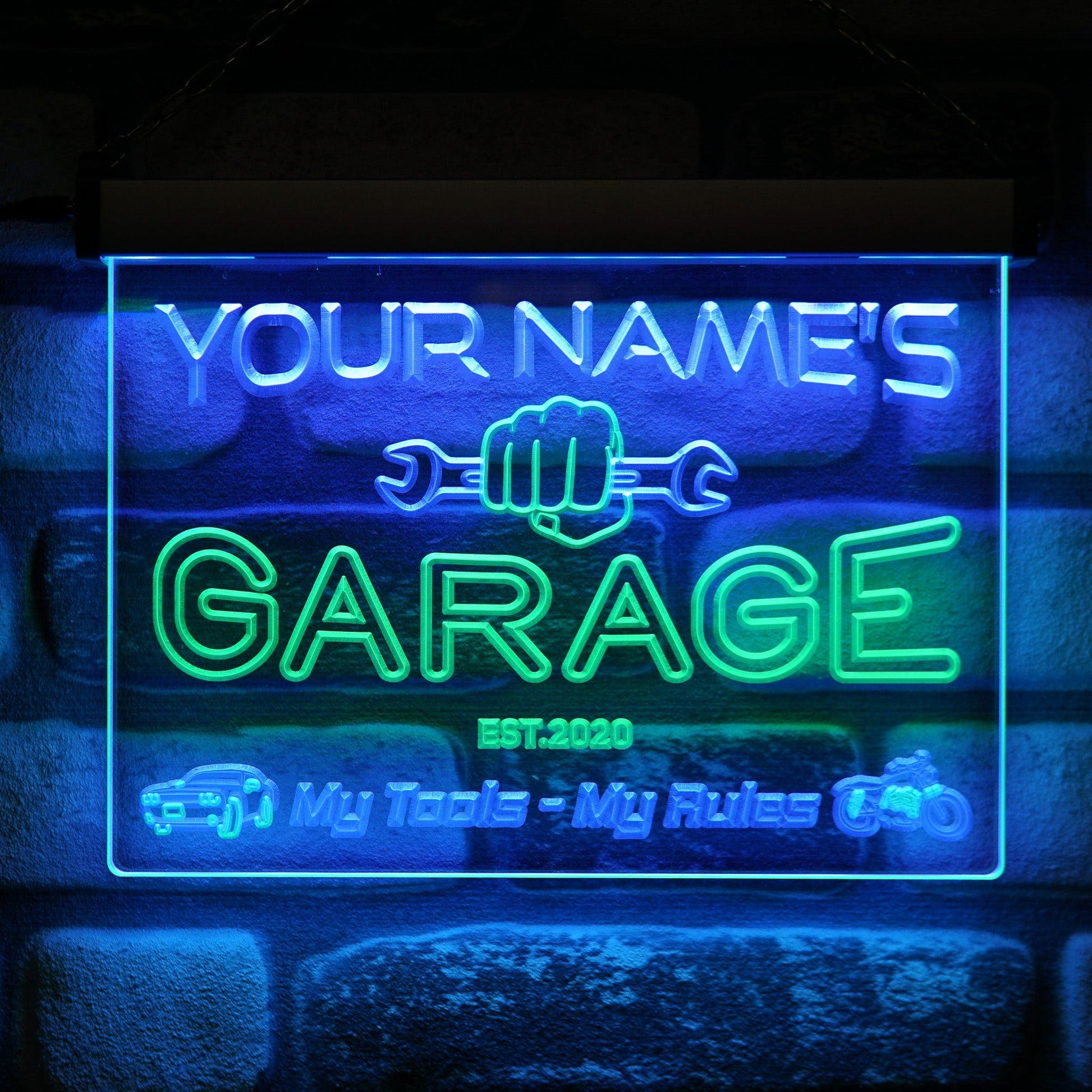 Garage Neon Wall Sign Duo - Kutalp