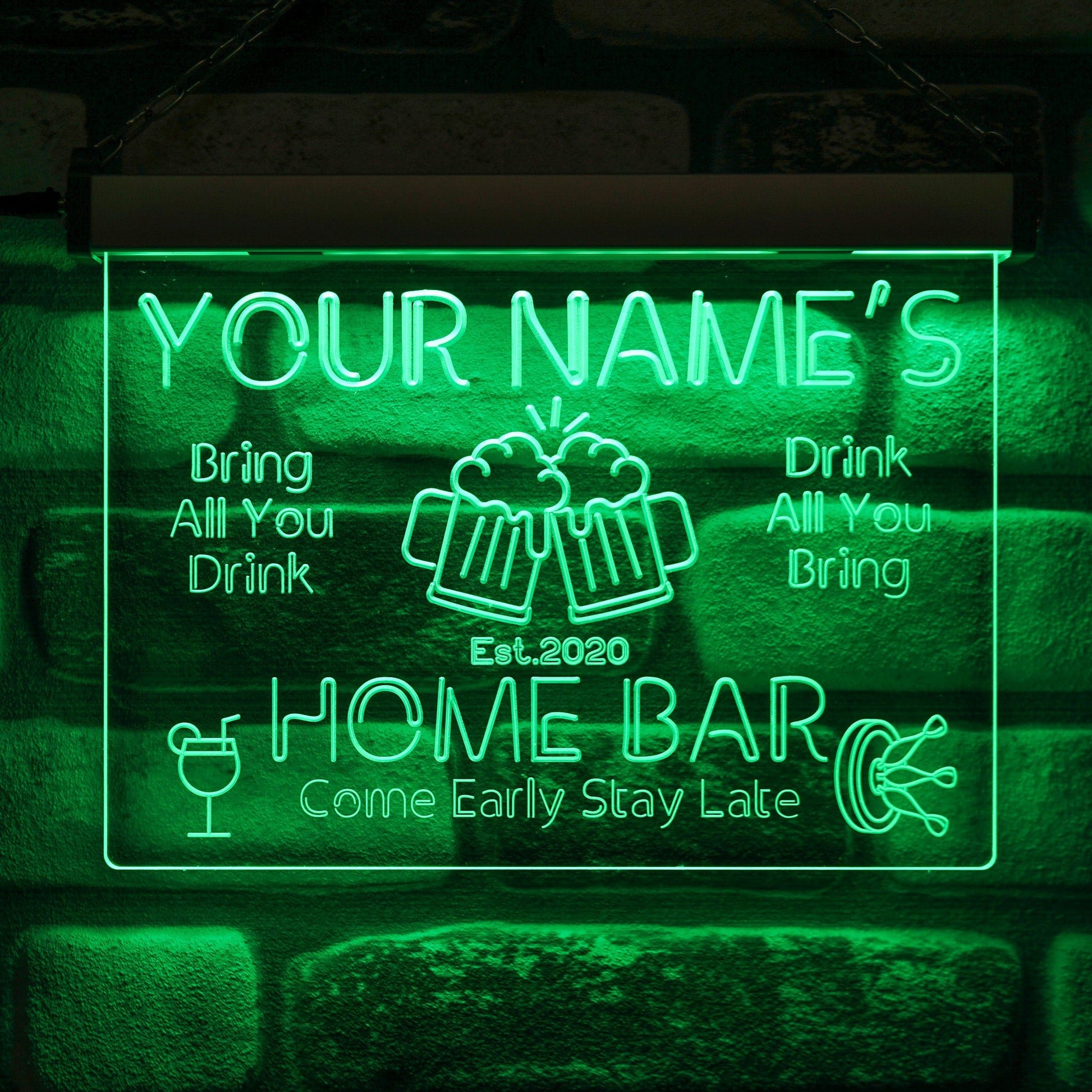 Home Bar Neon Wall Sign - Kutalp