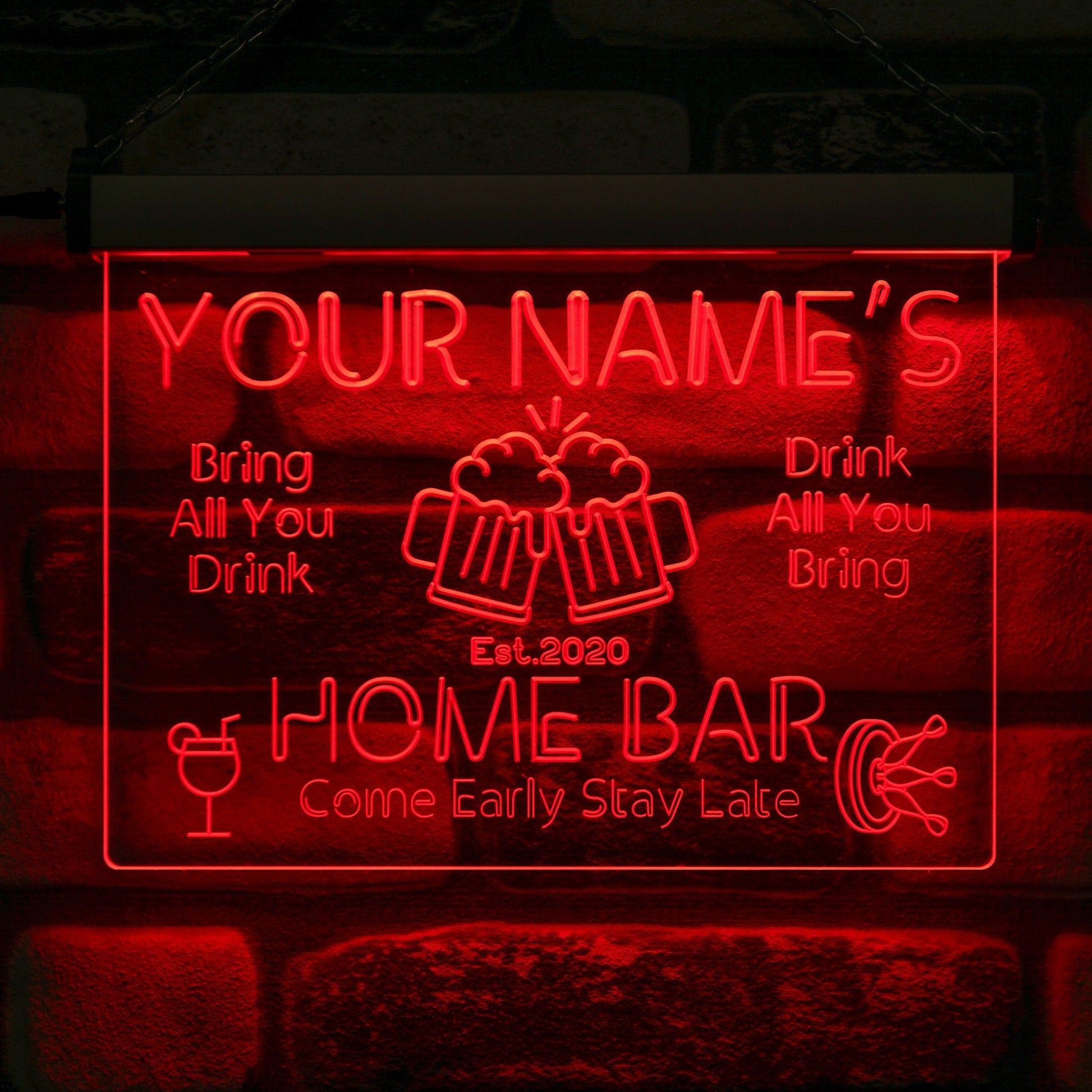 Home Bar Neon Wall Sign - Kutalp