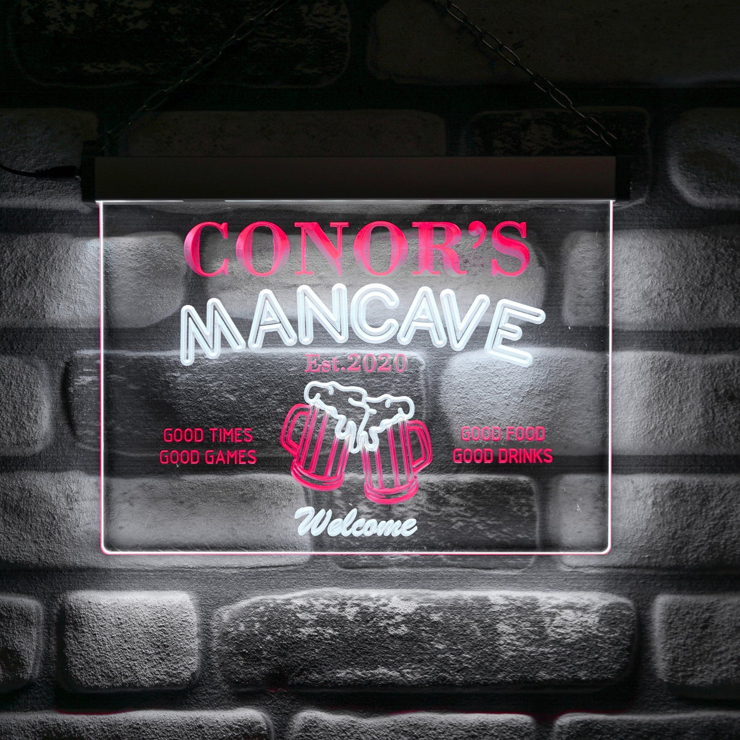 Man Cave Neon Wall Sign Duo - Kutalp