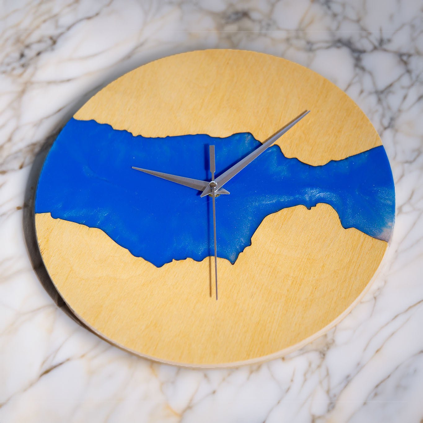 Pearl Resin Wall Clock - Ocean Themed - Kutalp