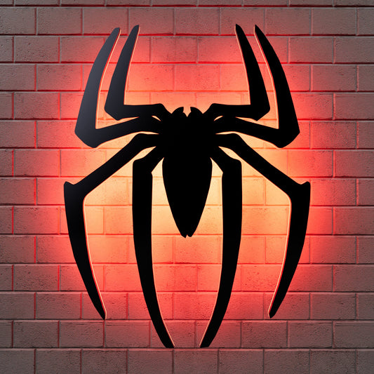 Spiderman Wall Sign, Led Wall Decor - Kutalp