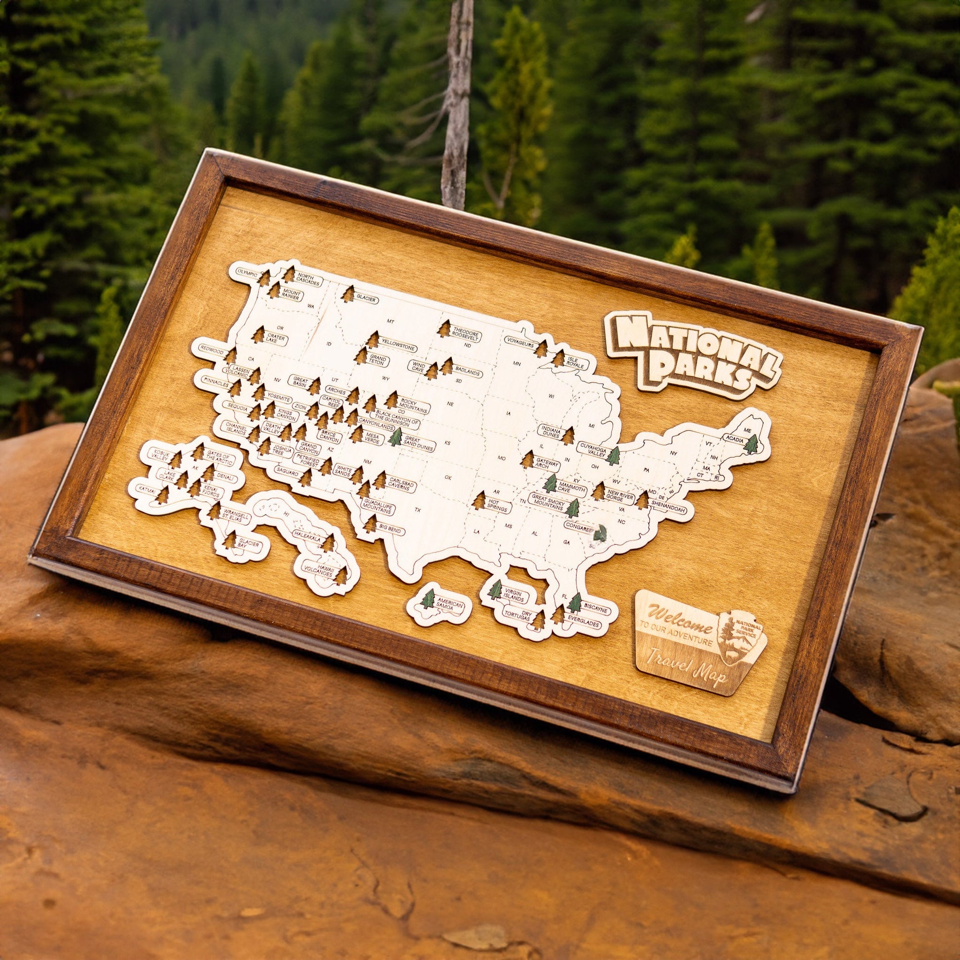 The National Parks Travel Map - Kutalp