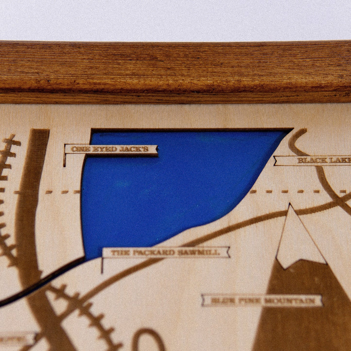 Twin Peaks City Map, Bookhouse Boys, Wood & Epoxy - Kutalp