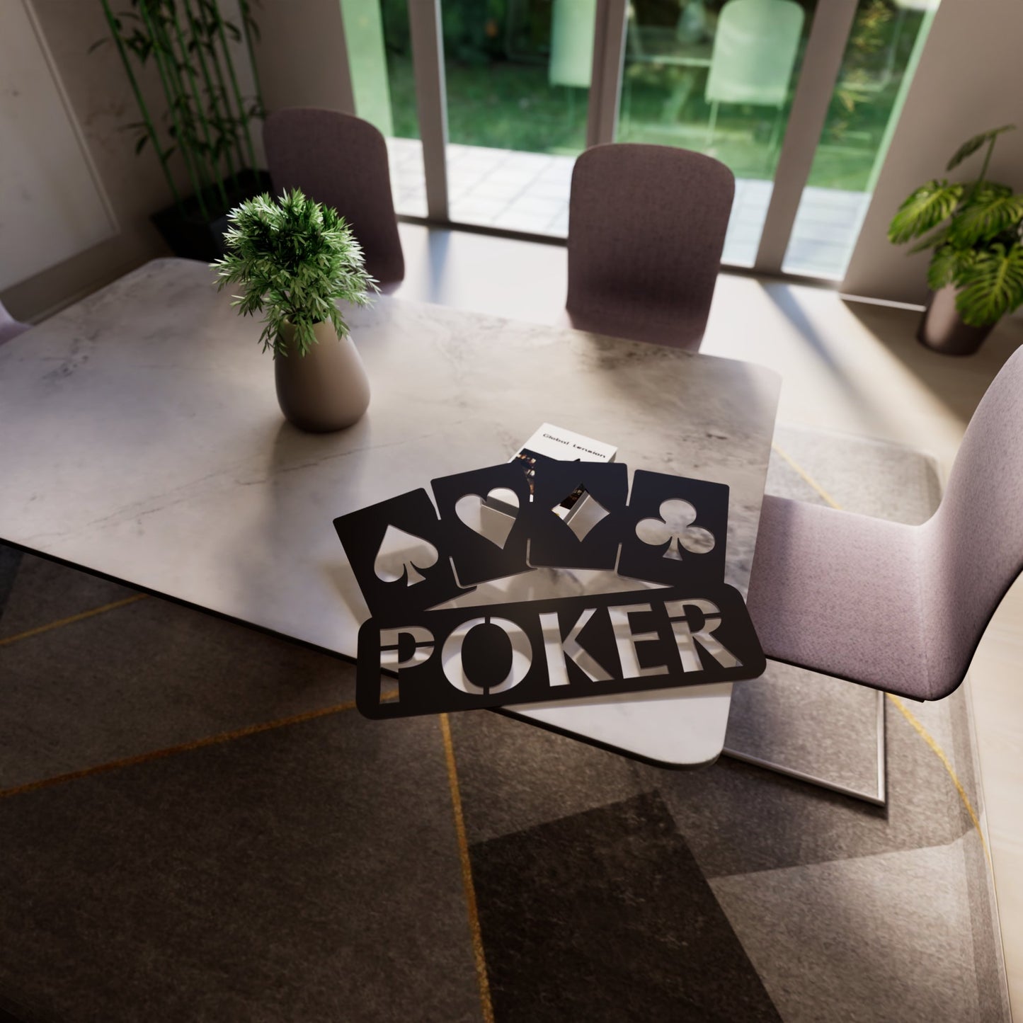 Poker Night RGB Led Wall Sign: Elevate Your Game - Kutalp